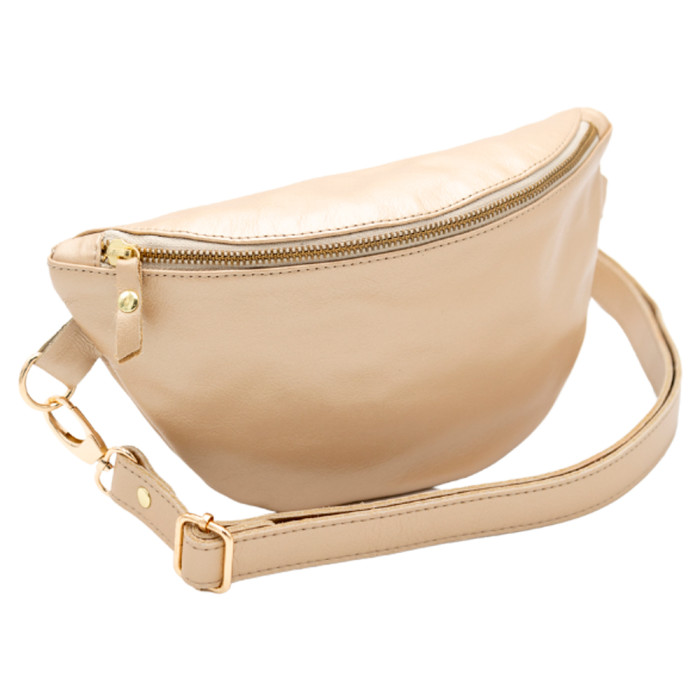 Woman On The Move Bum Bags - With Leather Strap