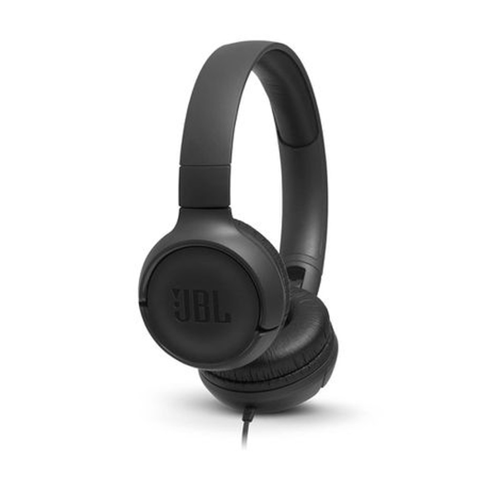 wired headphones black