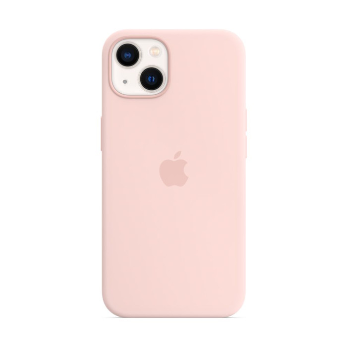 Apple iPhone 13 Silicone Case w/ Magsafe - Chalk Pink